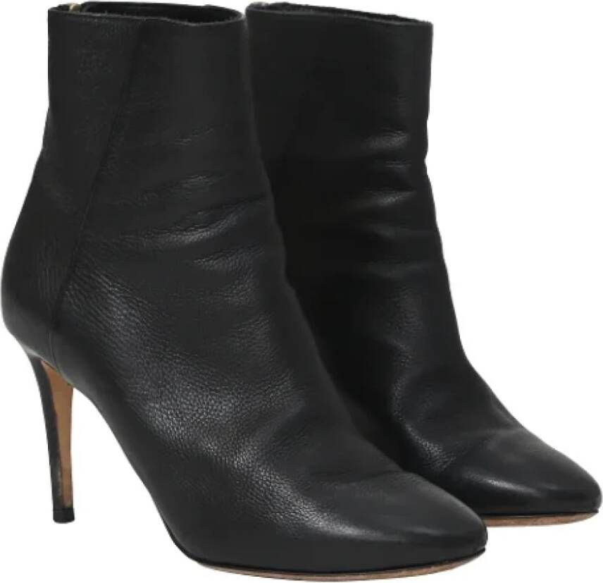 Jimmy Choo Pre-owned Leather boots Black Dames