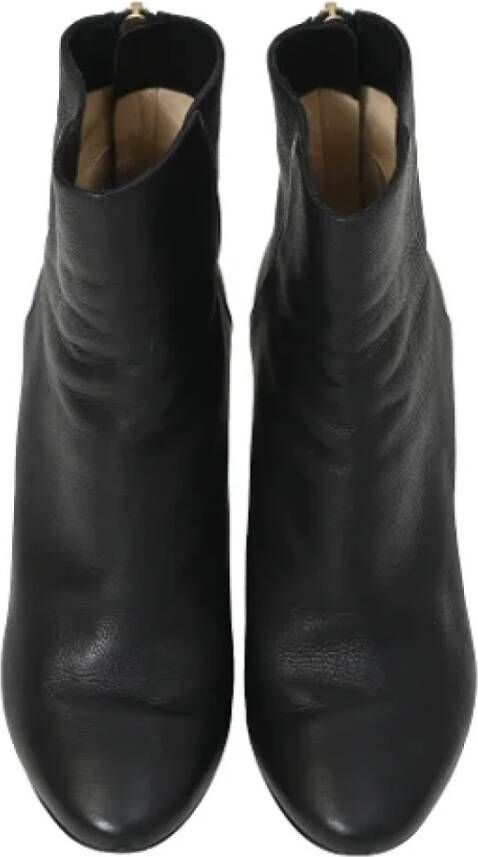 Jimmy Choo Pre-owned Leather boots Black Dames