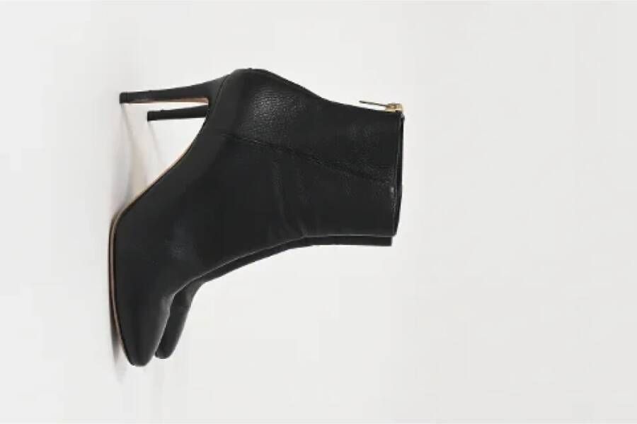 Jimmy Choo Pre-owned Leather boots Black Dames