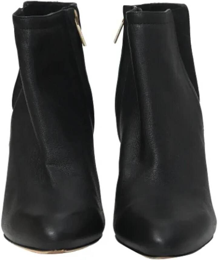 Jimmy Choo Pre-owned Leather boots Black Dames