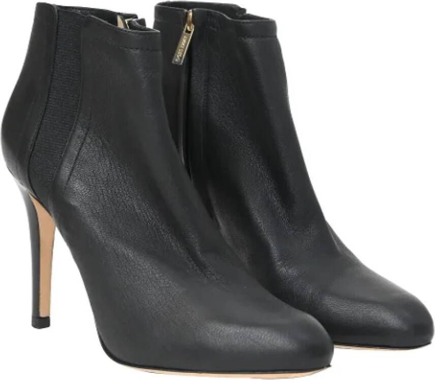 Jimmy Choo Pre-owned Leather boots Black Dames