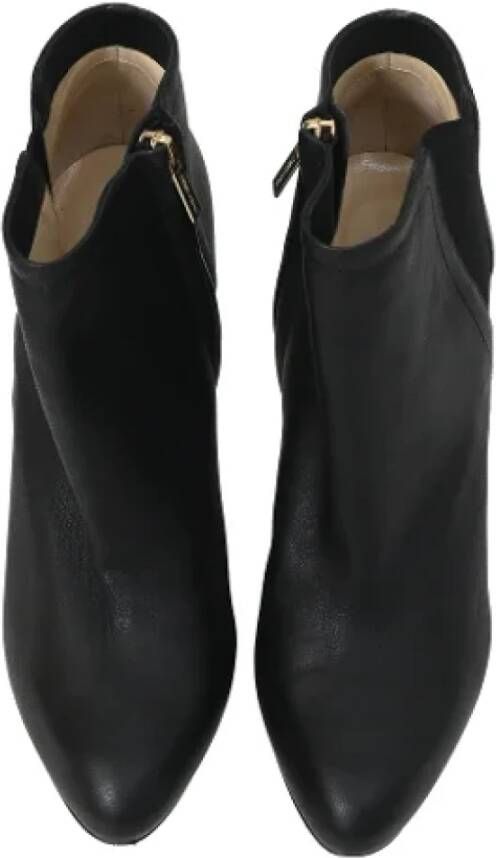 Jimmy Choo Pre-owned Leather boots Black Dames