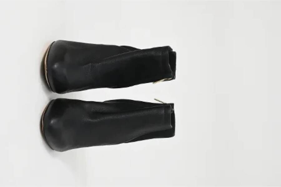 Jimmy Choo Pre-owned Leather boots Black Dames