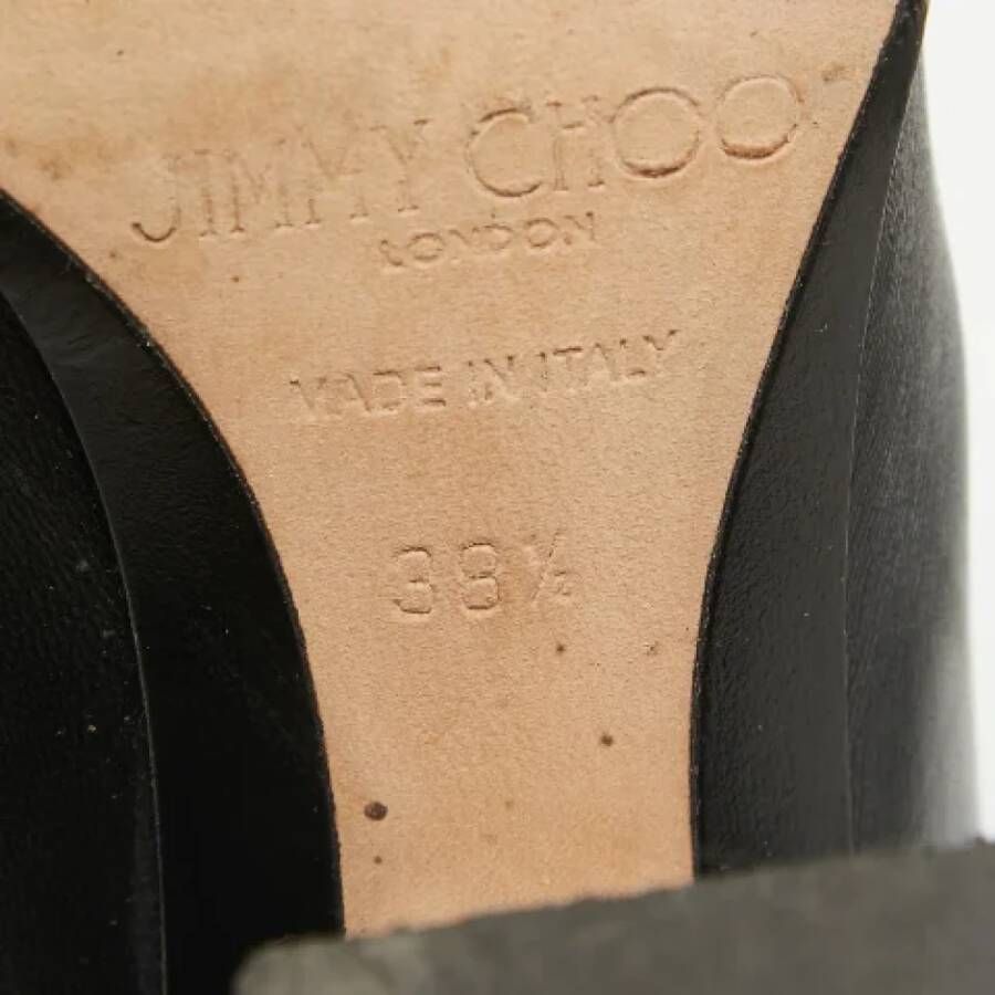 Jimmy Choo Pre-owned Leather boots Black Dames