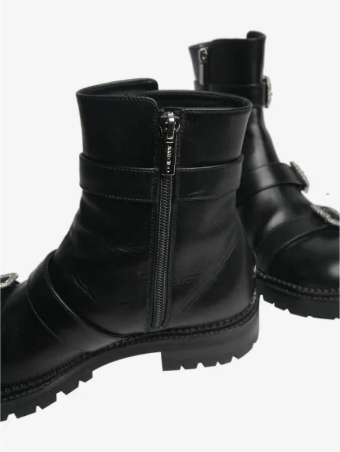 Jimmy Choo Pre-owned Leather boots Black Dames