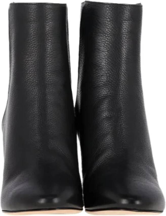 Jimmy Choo Pre-owned Leather boots Black Dames