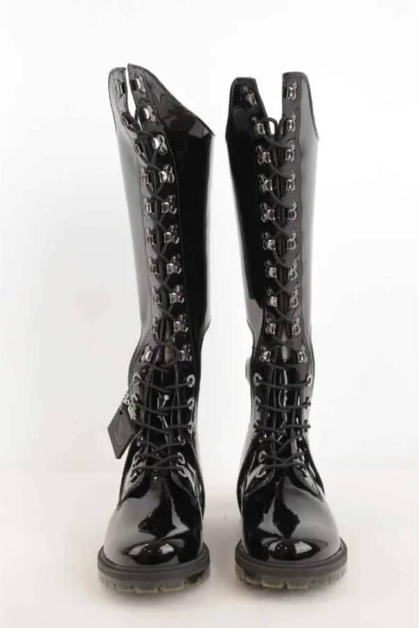 Jimmy Choo Pre-owned Leather boots Black Dames