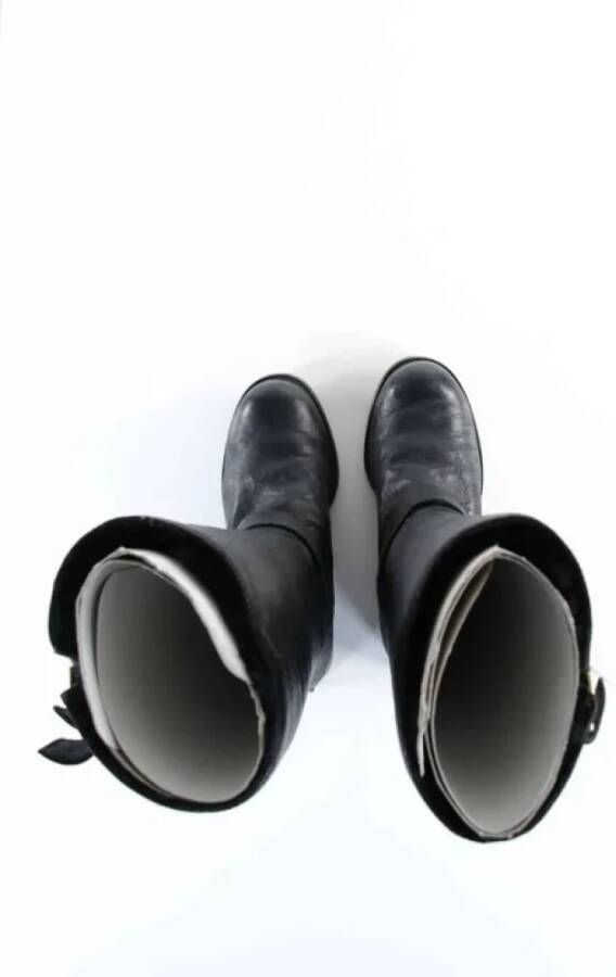 Jimmy Choo Pre-owned Leather boots Black Dames