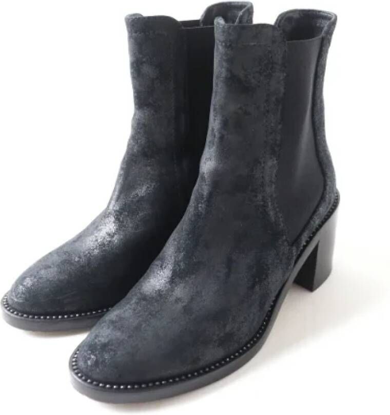 Jimmy Choo Pre-owned Leather boots Black Dames