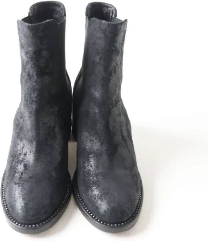 Jimmy Choo Pre-owned Leather boots Black Dames