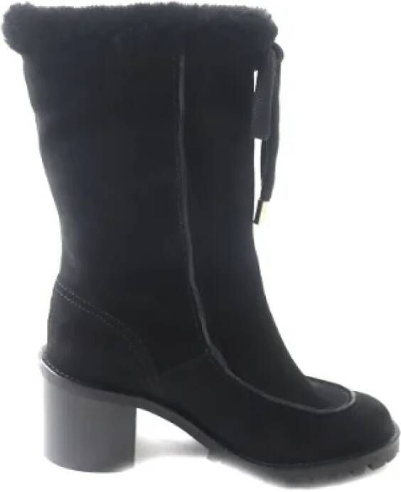 Jimmy Choo Pre-owned Leather boots Black Dames