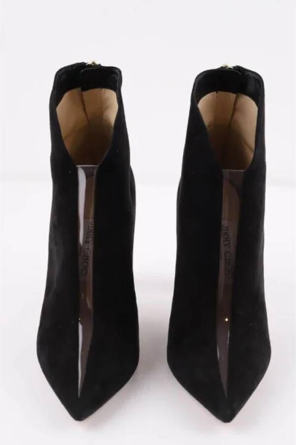 Jimmy Choo Pre-owned Leather boots Black Dames