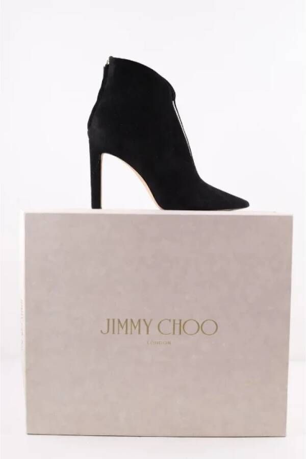 Jimmy Choo Pre-owned Leather boots Black Dames