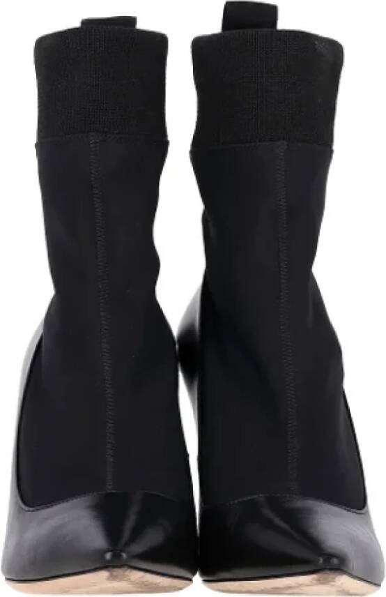 Jimmy Choo Pre-owned Leather boots Black Dames