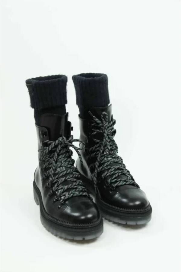 Jimmy Choo Pre-owned Leather boots Black Heren