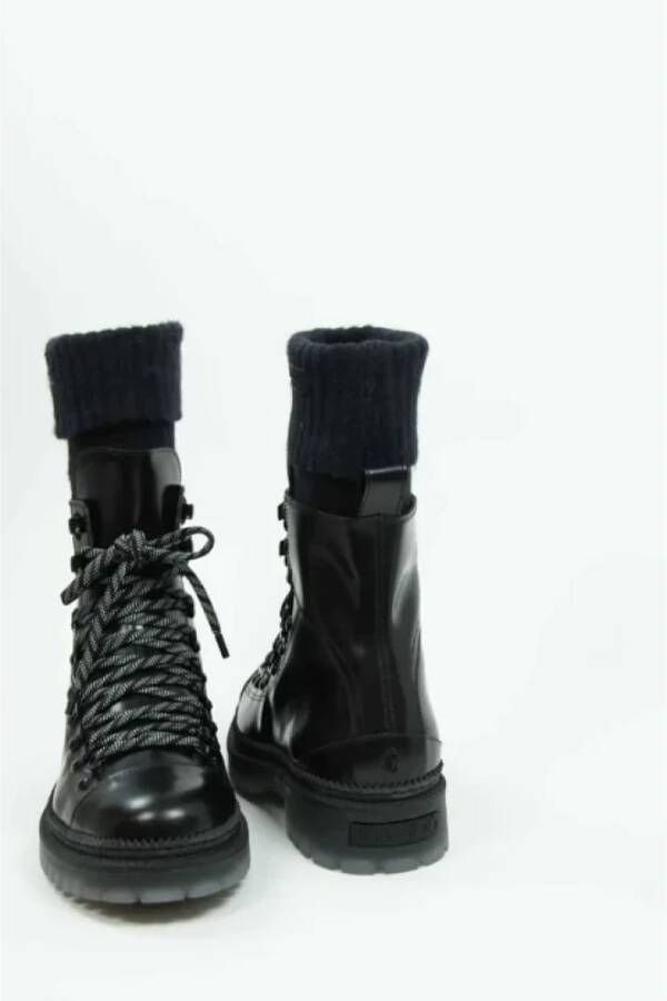 Jimmy Choo Pre-owned Leather boots Black Heren