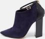 Jimmy Choo Pre-owned Leather boots Blue Dames - Thumbnail 2