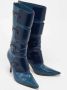 Jimmy Choo Pre-owned Leather boots Blue Dames - Thumbnail 2