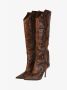 Jimmy Choo Pre-owned Leather boots Brown Dames - Thumbnail 3