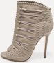 Jimmy Choo Pre-owned Leather boots Gray Dames - Thumbnail 2