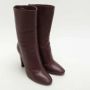 Jimmy Choo Pre-owned Leather boots Red Dames - Thumbnail 2