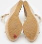 Jimmy Choo Pre-owned Leather espadrilles White Dames - Thumbnail 6