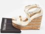 Jimmy Choo Pre-owned Leather espadrilles White Dames - Thumbnail 9