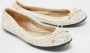 Jimmy Choo Pre-owned Leather flats Beige Dames - Thumbnail 2