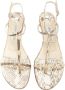 Jimmy Choo Pre-owned Leather flats Beige Dames - Thumbnail 3