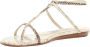 Jimmy Choo Pre-owned Leather flats Beige Dames - Thumbnail 4