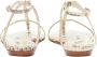 Jimmy Choo Pre-owned Leather flats Beige Dames - Thumbnail 5