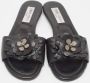 Jimmy Choo Pre-owned Leather flats Black Dames - Thumbnail 3