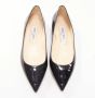 Jimmy Choo Pre-owned Leather flats Black Dames - Thumbnail 2