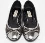 Jimmy Choo Pre-owned Leather flats Gray Dames - Thumbnail 3