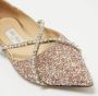 Jimmy Choo Pre-owned Leather flats Gray Dames - Thumbnail 6