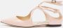 Jimmy Choo Pre-owned Leather flats Pink Dames - Thumbnail 2