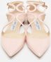 Jimmy Choo Pre-owned Leather flats Pink Dames - Thumbnail 3