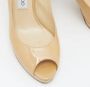 Jimmy Choo Pre-owned Leather heels Beige Dames - Thumbnail 7