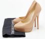 Jimmy Choo Pre-owned Leather heels Beige Dames - Thumbnail 9