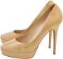 Jimmy Choo Pre-owned Leather heels Beige Dames - Thumbnail 3