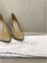 Jimmy Choo Pre-owned Leather heels Beige Dames - Thumbnail 6