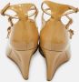 Jimmy Choo Pre-owned Leather heels Beige Dames - Thumbnail 5