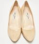 Jimmy Choo Pre-owned Leather heels Beige Dames - Thumbnail 3