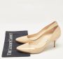 Jimmy Choo Pre-owned Leather heels Beige Dames - Thumbnail 9