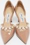 Jimmy Choo Pre-owned Leather heels Beige Dames - Thumbnail 2