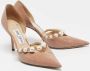 Jimmy Choo Pre-owned Leather heels Beige Dames - Thumbnail 3