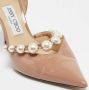 Jimmy Choo Pre-owned Leather heels Beige Dames - Thumbnail 6