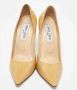 Jimmy Choo Pre-owned Leather heels Beige Dames - Thumbnail 3