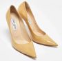 Jimmy Choo Pre-owned Leather heels Beige Dames - Thumbnail 4