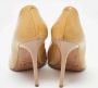 Jimmy Choo Pre-owned Leather heels Beige Dames - Thumbnail 5